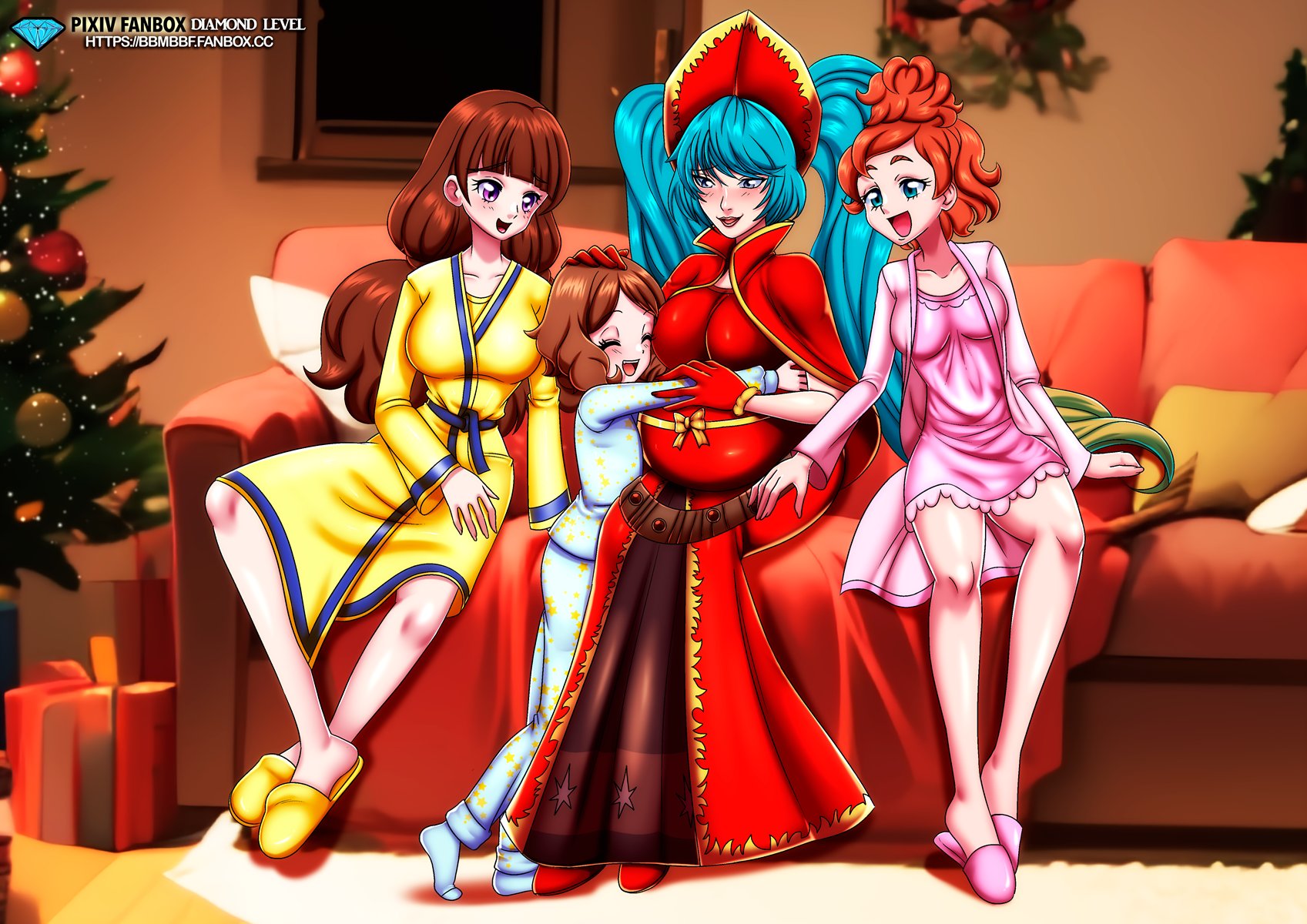 42 - Kirara HaruHaru and daughter welcoming new wife Sona into marriage.jpg